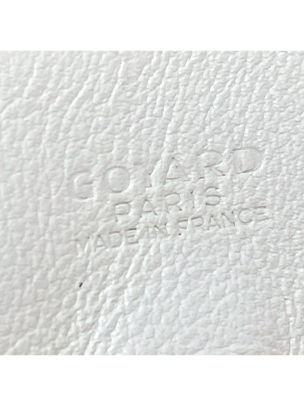 Goyard Tote Sac Voltaire White Smile Paint Leather